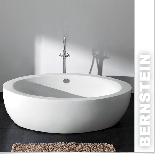 Freistehende Badewanne The North Bath ODIN 150x80 cm Acryl weiß oval Wanne TNB eBay