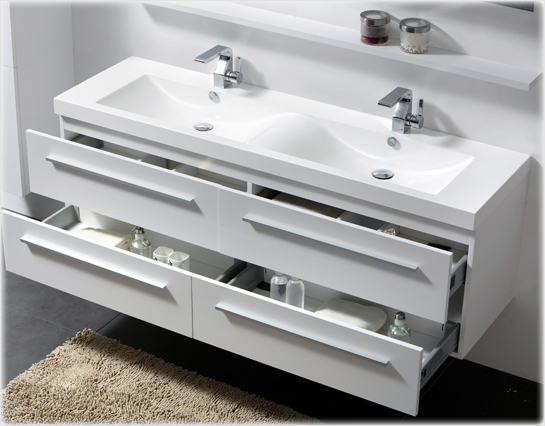 XXL BERNSTEIN Badmöbel Badezimmer 160cm Waschbecken