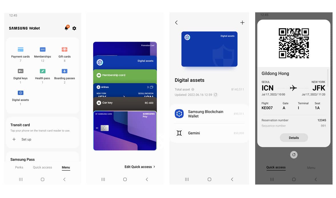 Samsung combines payments, digital keys, boarding passes and IDs in