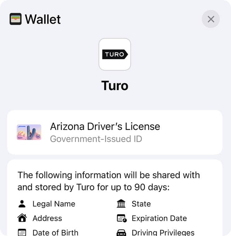 Apple lets iPhone users present governmentissued digital IDs in third