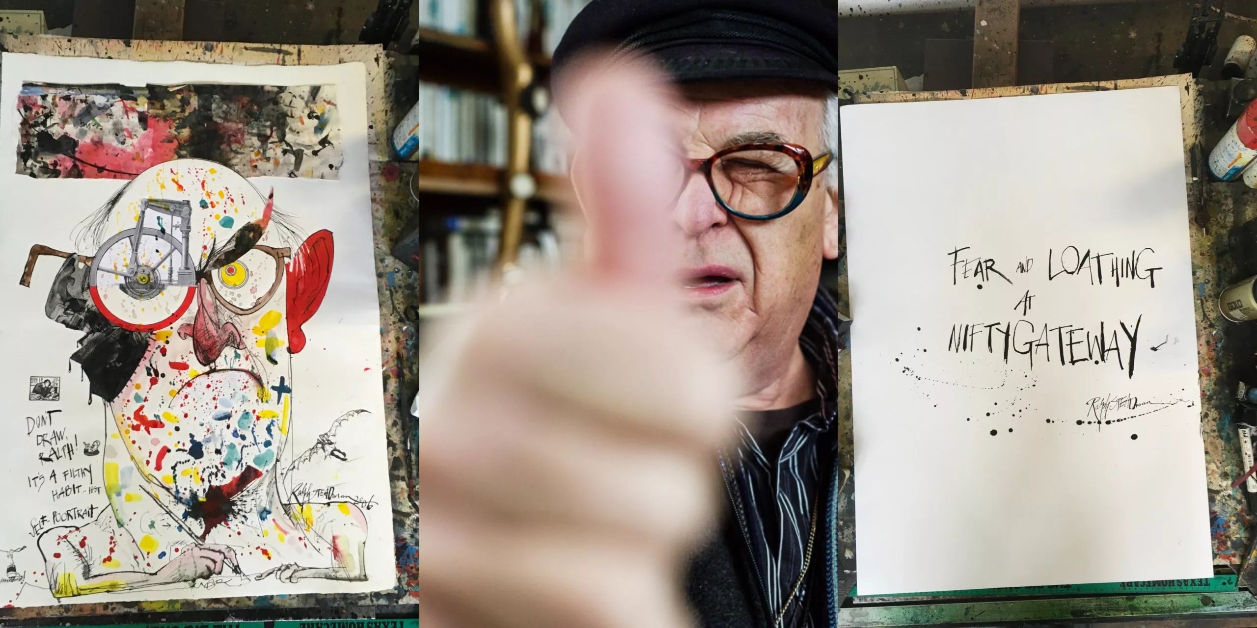 Artist Interview Ralph Steadman NFT CULTURE NFT News 3