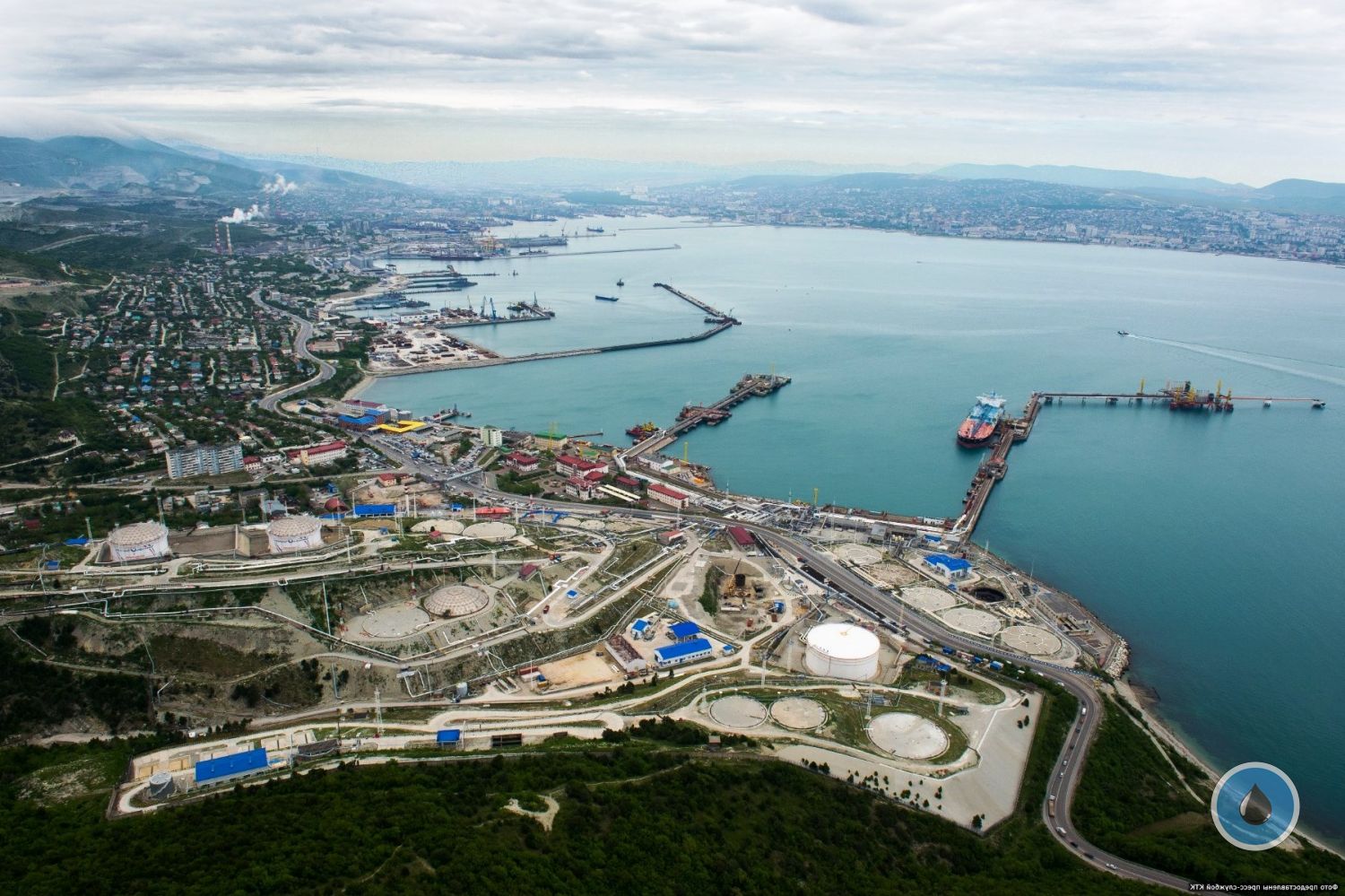Главный центр управления КТК на Морском терминале под Новороссийском