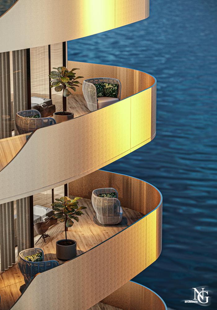 SEAVIEW APARTMENTS & HOTEL COМPLEX NG Architects