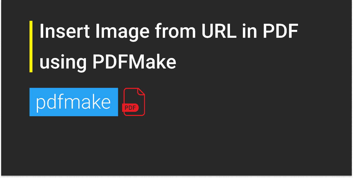 Insert Image from URL in PDF using PDFMake