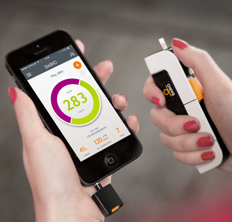 Mobile app for diabetes patients. Friendly interface for all data inputs.