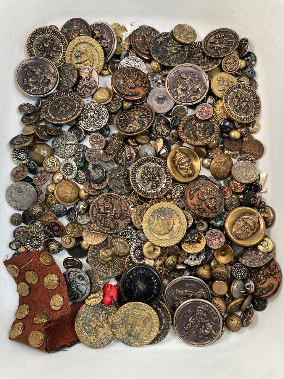 Lot Detail Bag of Metal Buttons