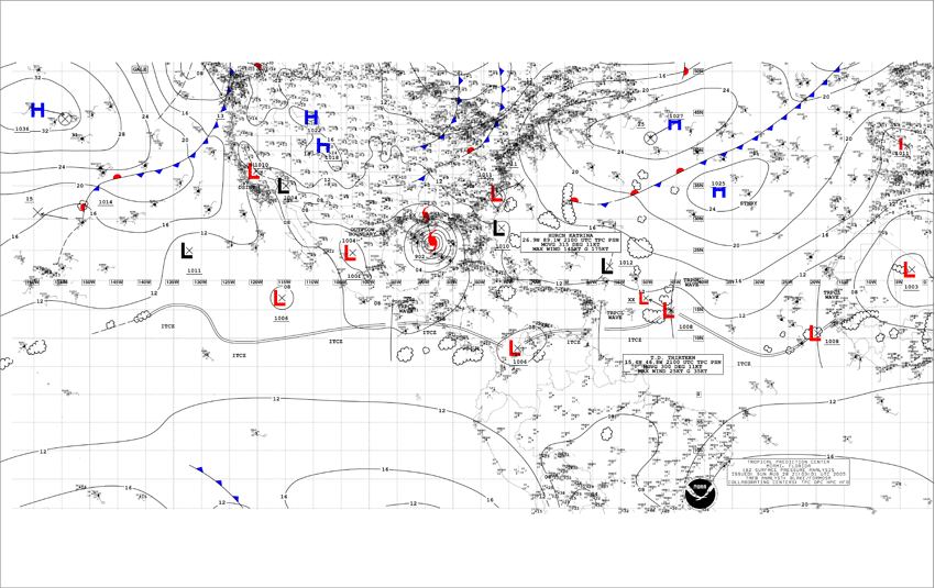 Surface Analysis Symbols