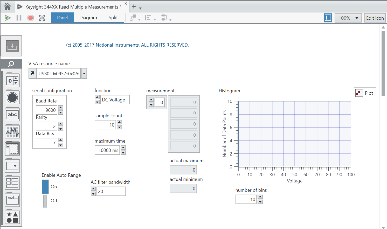 Automate Measurements from Keysight 34400 Series Digital Multimeter DMM