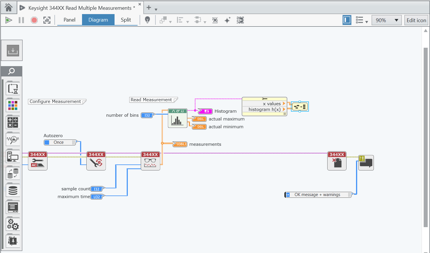 Automate Measurements from Keysight 34400 Series Digital Multimeter DMM