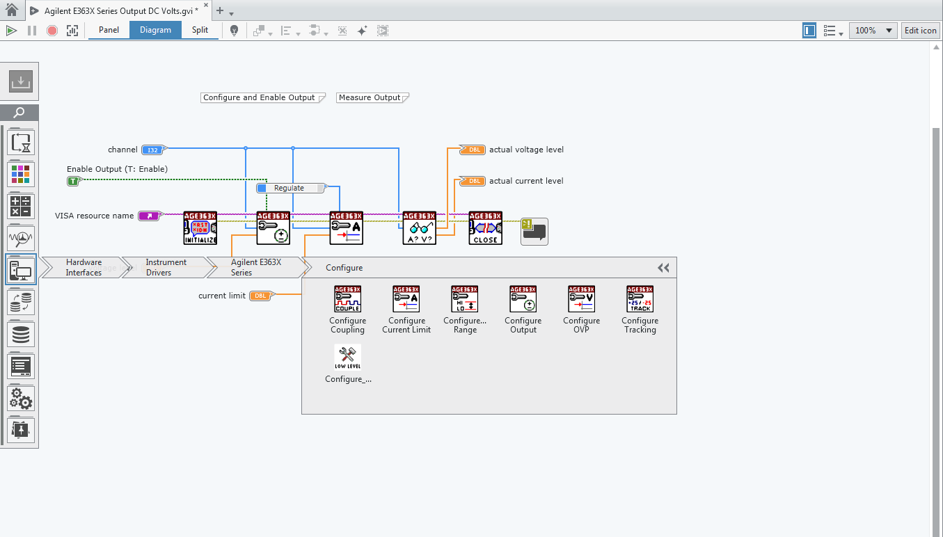 Automate Power Generation From a Keysight E363X Power Supply Using