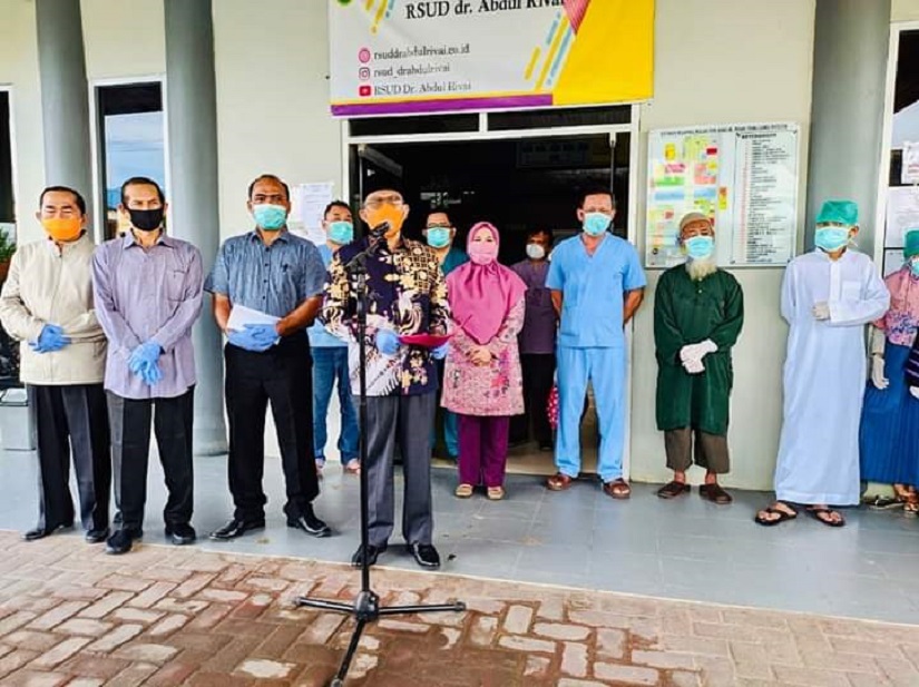 Bupati Berau Lepas Kepulangan 8 Pasien COVID19 yang