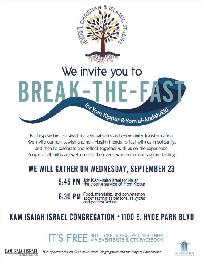 Sharing the Faith Yom Kippur BreakFast at KAM Isaiah