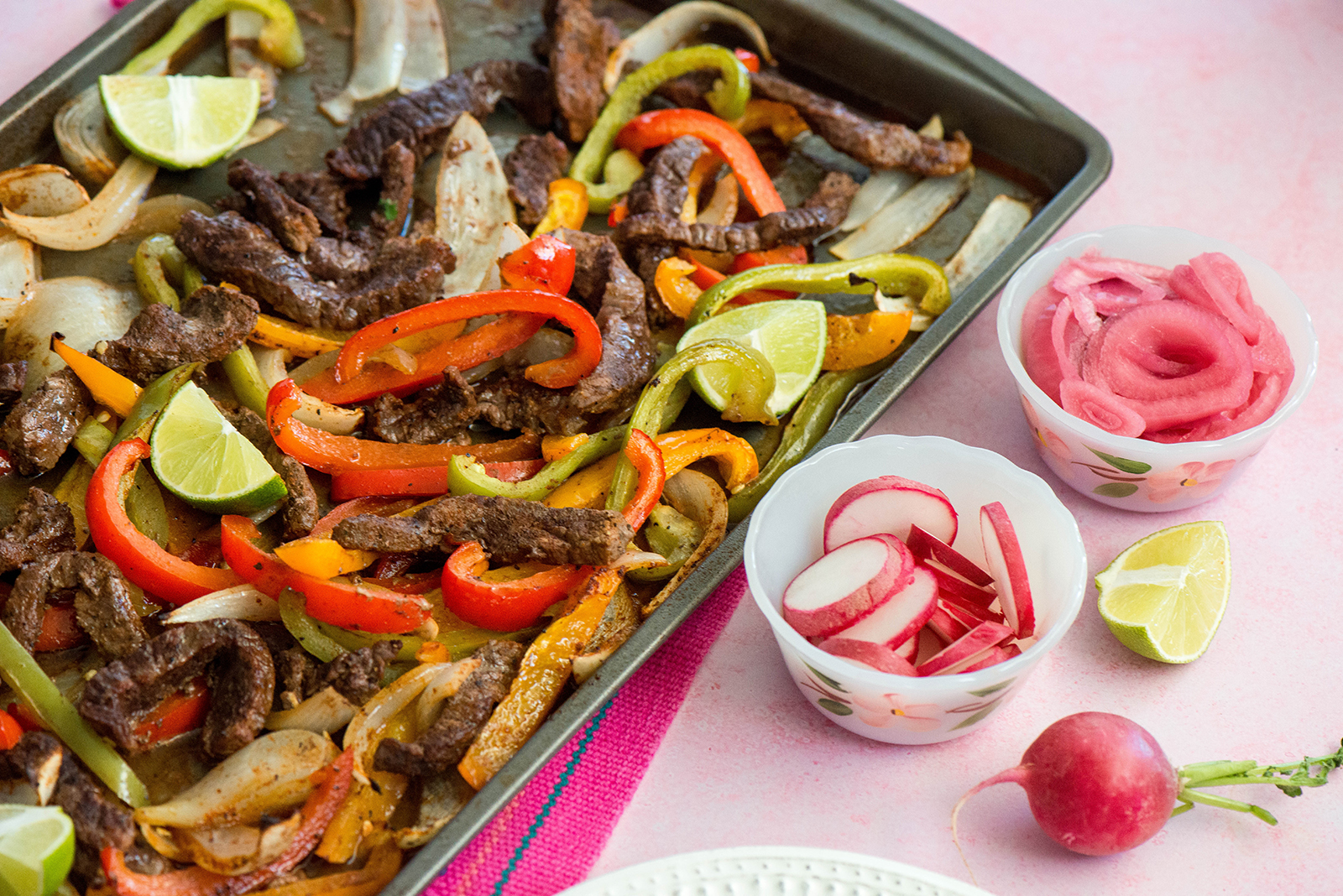 Sheet Pan Fajitas Nibbles and Feasts