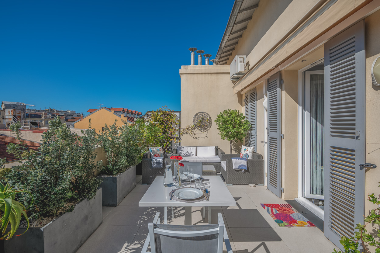 AirBnB sur les toits de Massena Nice Shoot