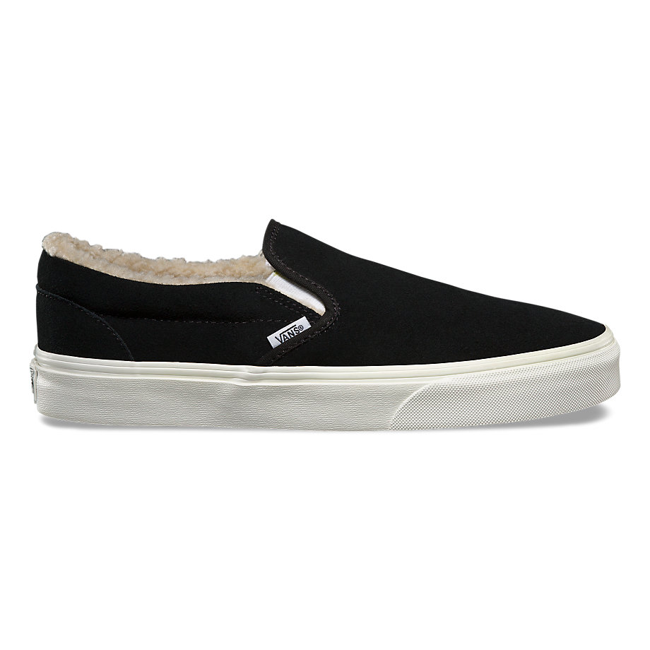 Vans Classic SlipOn "Suede Fleece" // Available Now Nice Kicks