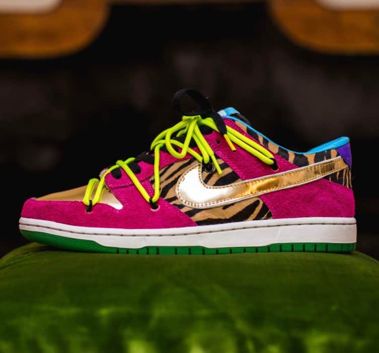 Bad Bunny Jumps Head First into OffWhite Inspired Dunk Custom Nice Kicks