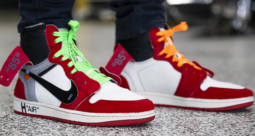 Custom OFFWHITE x Air Jordan 1 Gets a HAiry Makeover Nice Kicks
