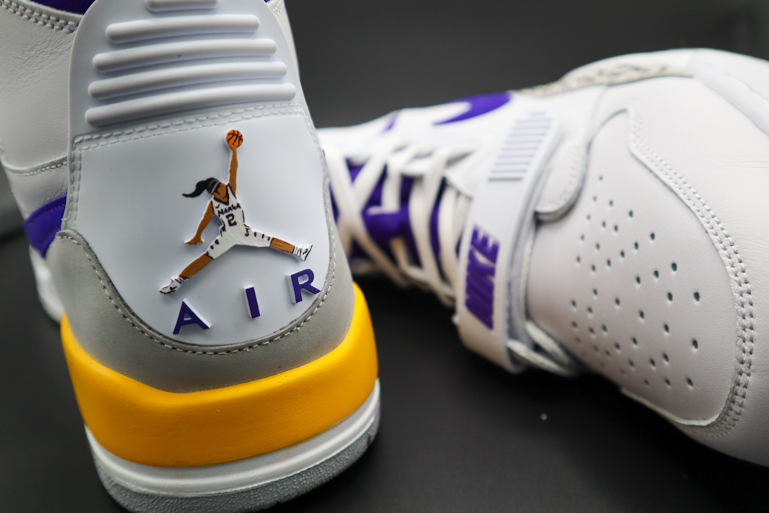 Custom Jordan 312 Honors Gigi and Kobe Bryant Nice Kicks
