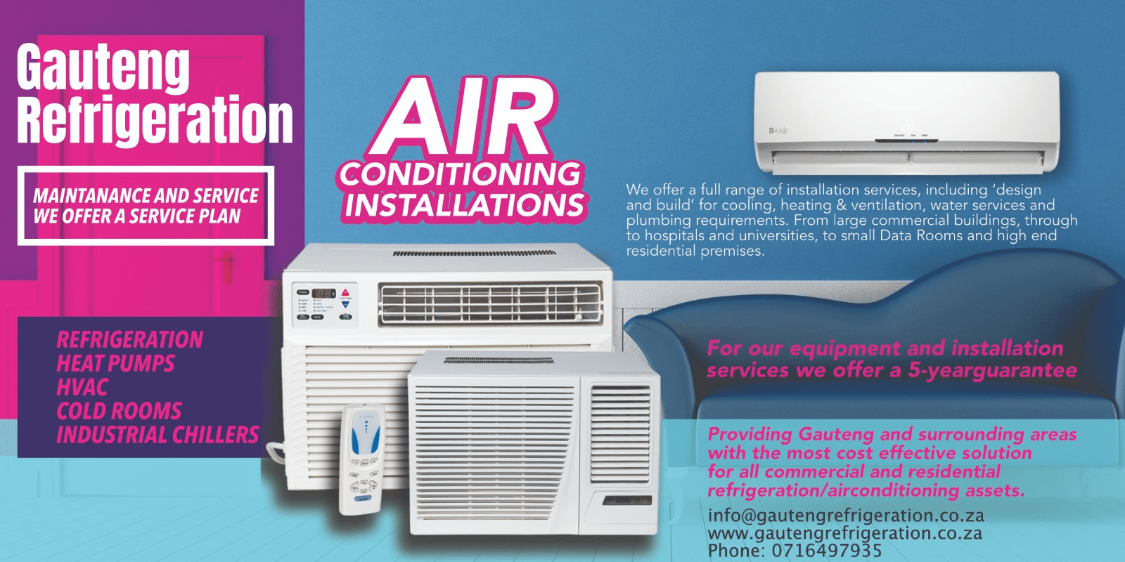 Gauteng Refrigeration and Air conditioning nichemarket
