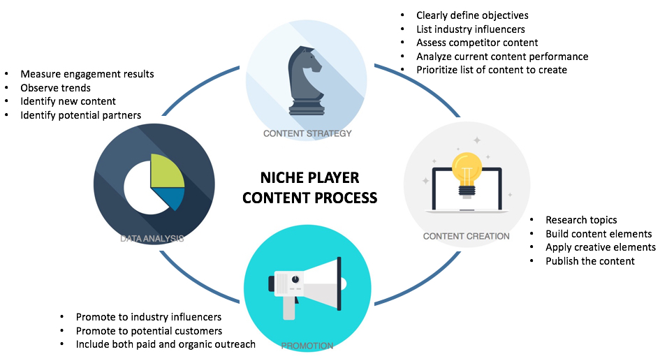 Content Marketing Process NICHE PLAYER