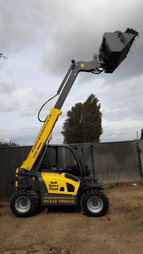 Wacker Neuson TH412 Compact Telehandler Nicholas Plant Hire Ltd.