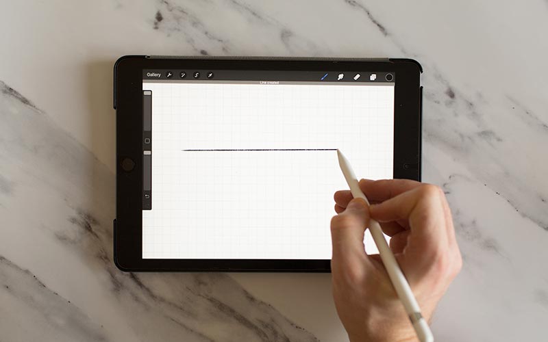 How To Draw Straight Lines In Procreate Tips Quickline Easy 2021