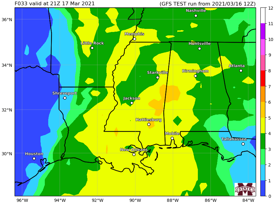 South Mississippi countybycounty timeline for severe weather on