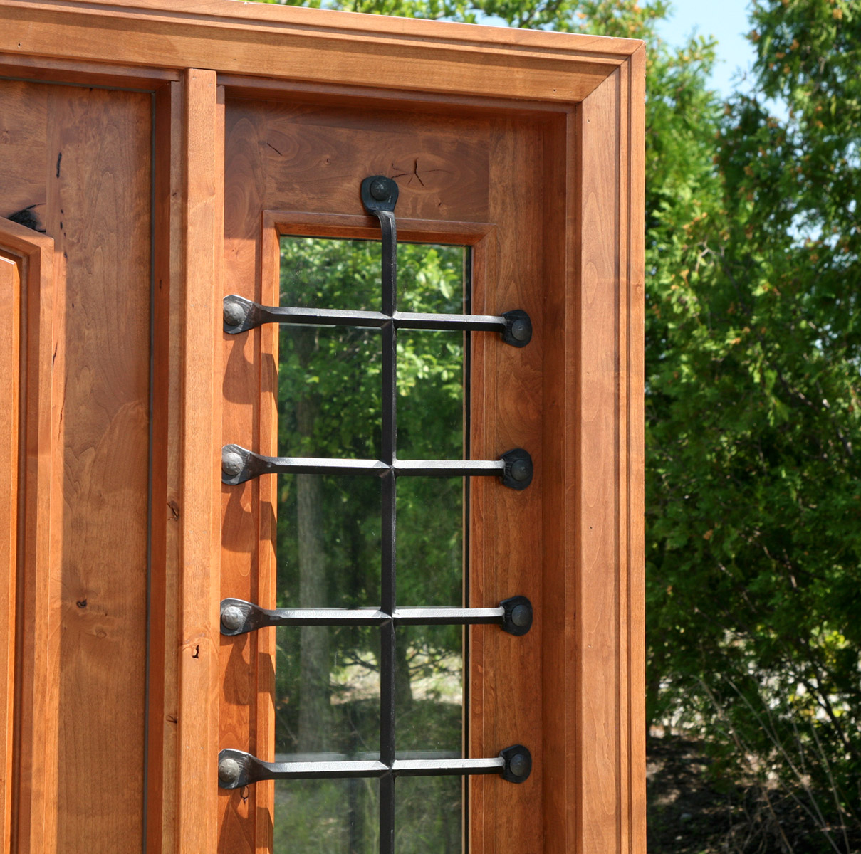 Knotty Alder SW66 with 2 Side Lights