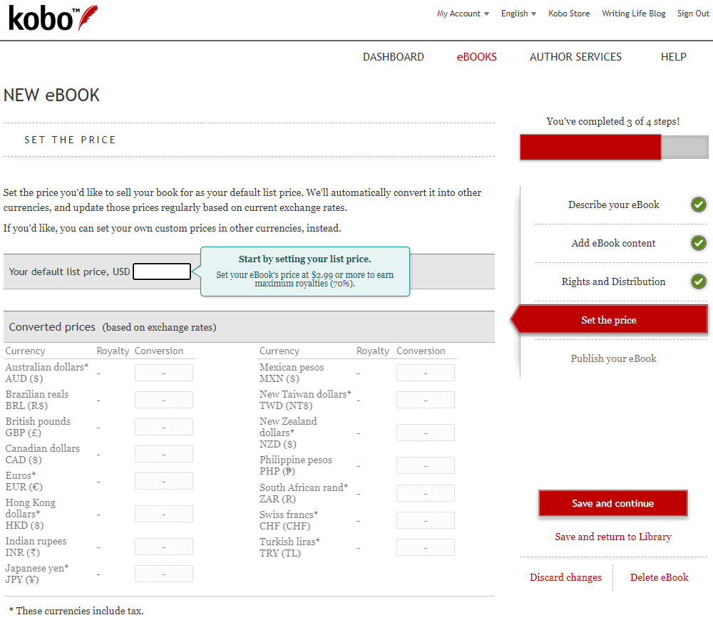 [6Step Guide] How To Publish Your eBook On Kobo Writing Life Nicole