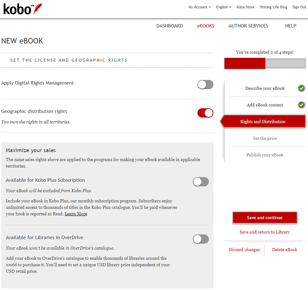 [6Step Guide] How To Publish Your eBook On Kobo Writing Life Nicole