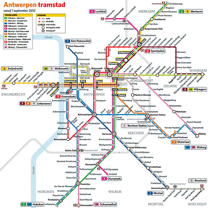 Antwerpen Tram Kaartje Kopen Antwerpen Tram Kaart doormelle