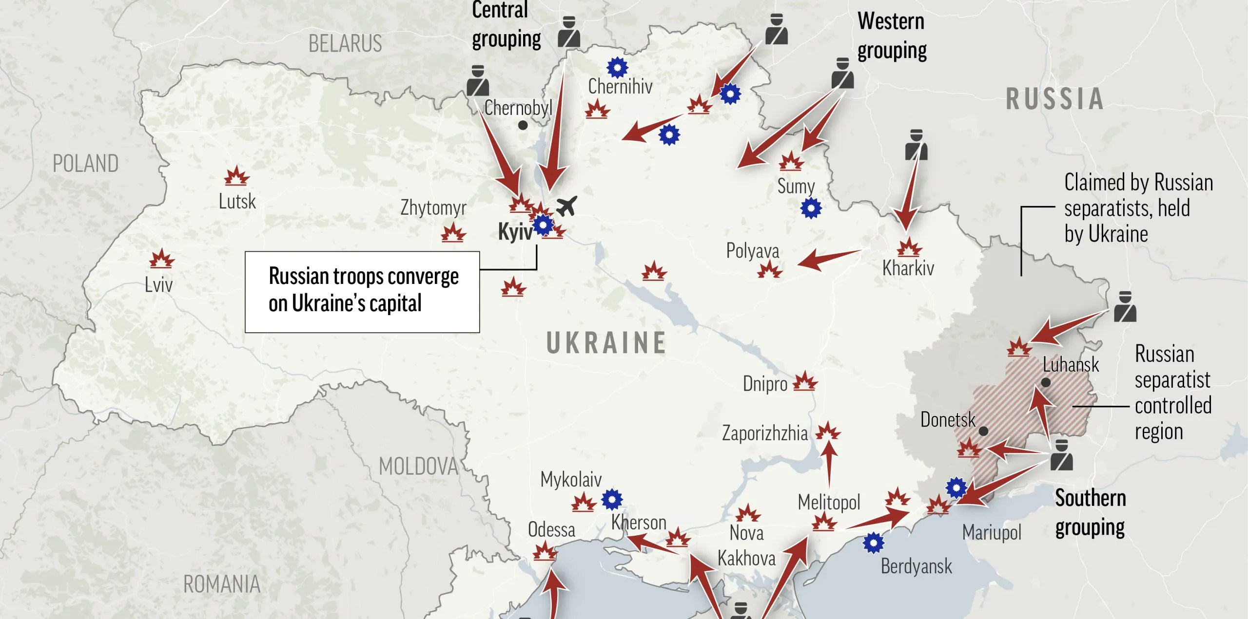 How maps show — and hide — key information about the Ukraine war