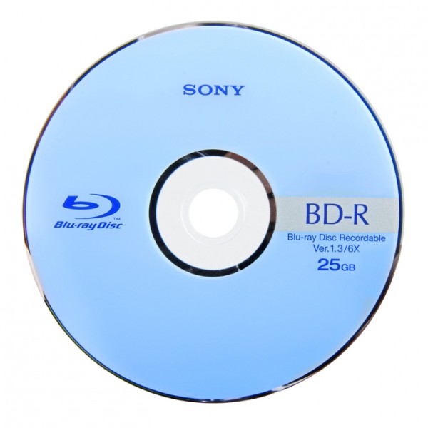 Bluray Disc Sony AccuCORE BDR 25 GB, 16x Speed in Cakebox, 10 piece
