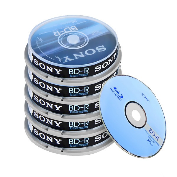 Bluray Disc Sony AccuCORE BDR 25 GB, 16x Speed in Cakebox, 50 piece