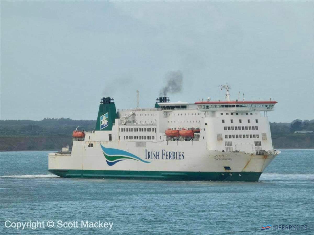 Irish Ferries Confirms Introduction of Newer Ferry on Ireland to Wales route