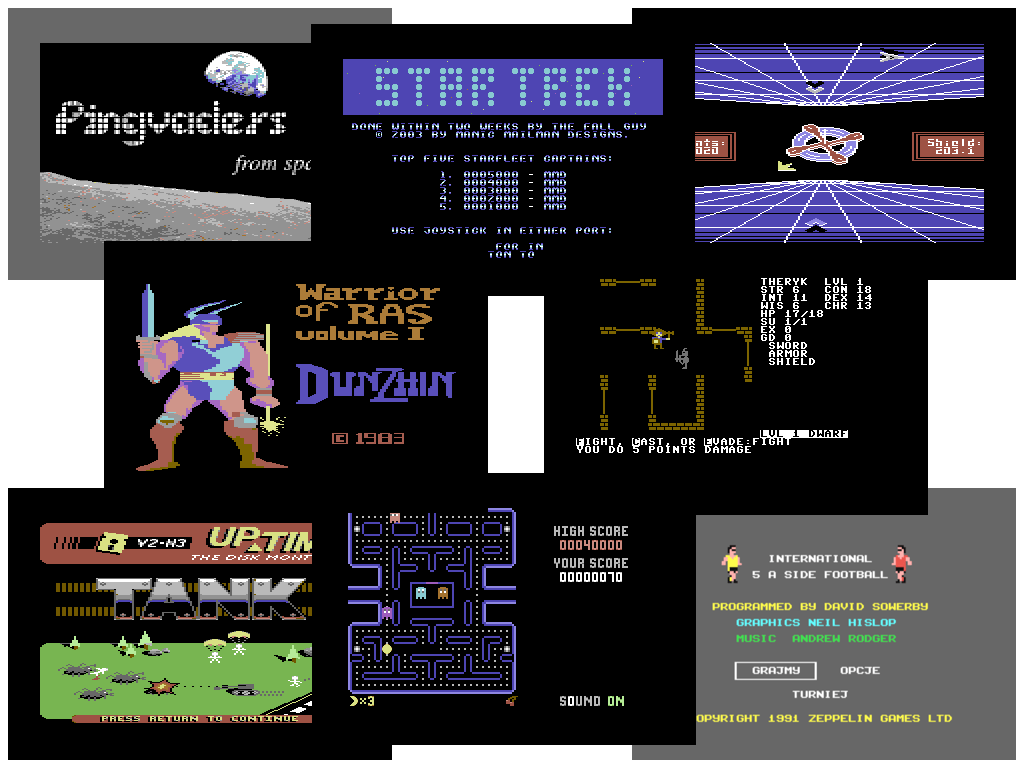 C64 Game Star Trek (2003) +5H [pal/ntsc] / Telengard v5.1