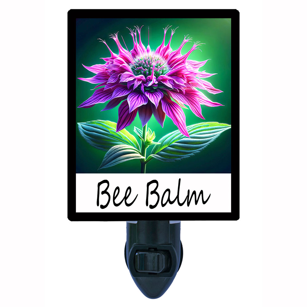 Flower Series Bee Balm Night Light Designs