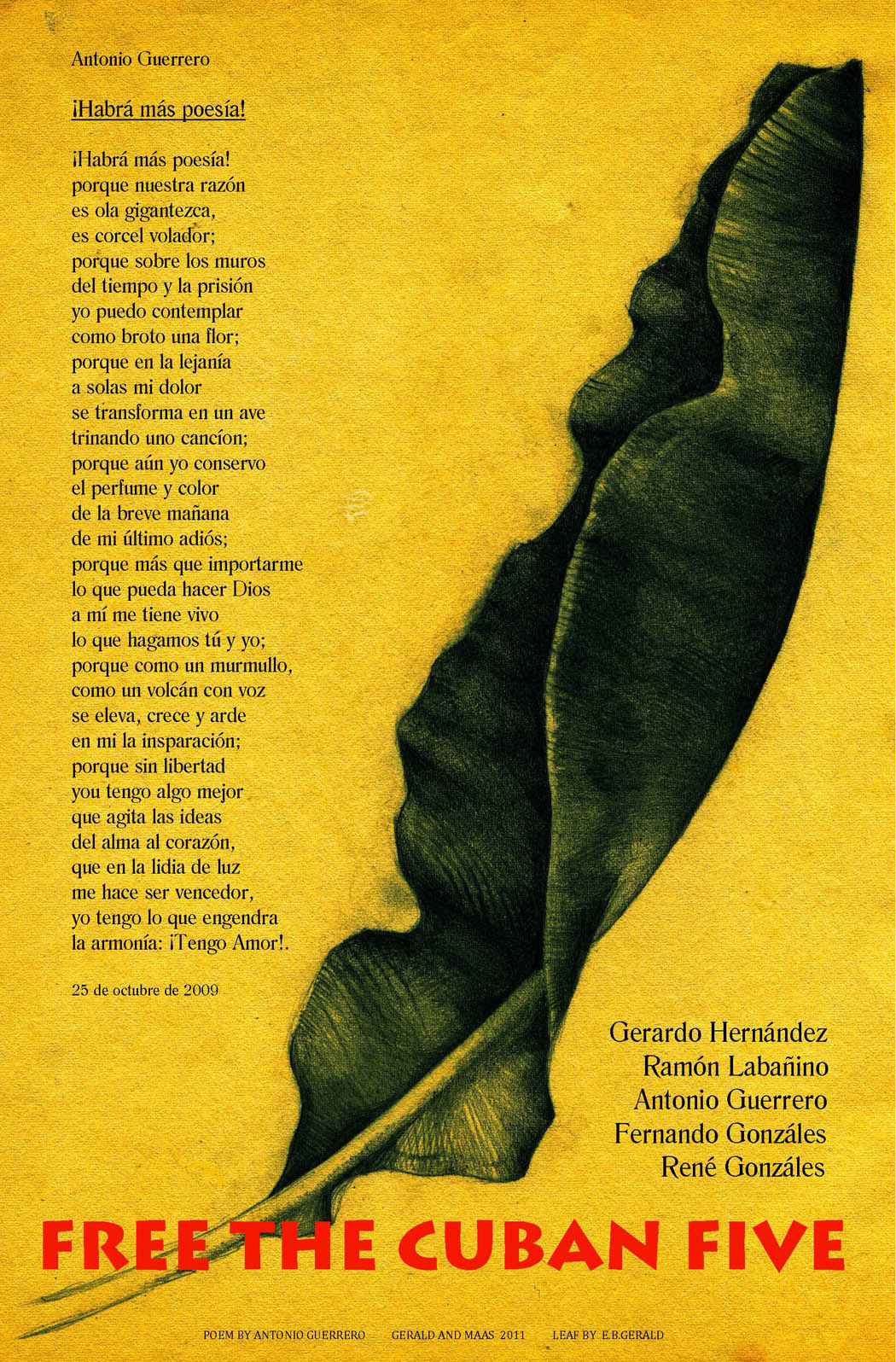 the cuban five guerrero poem