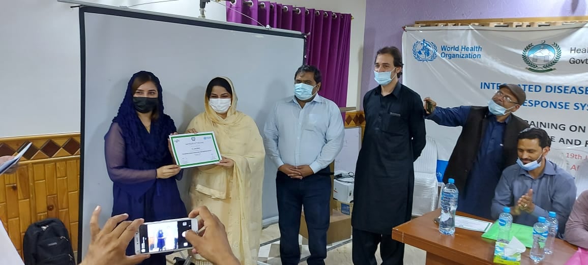 NIH, Department of Health, KPK and WHO jointly conducted a batch1