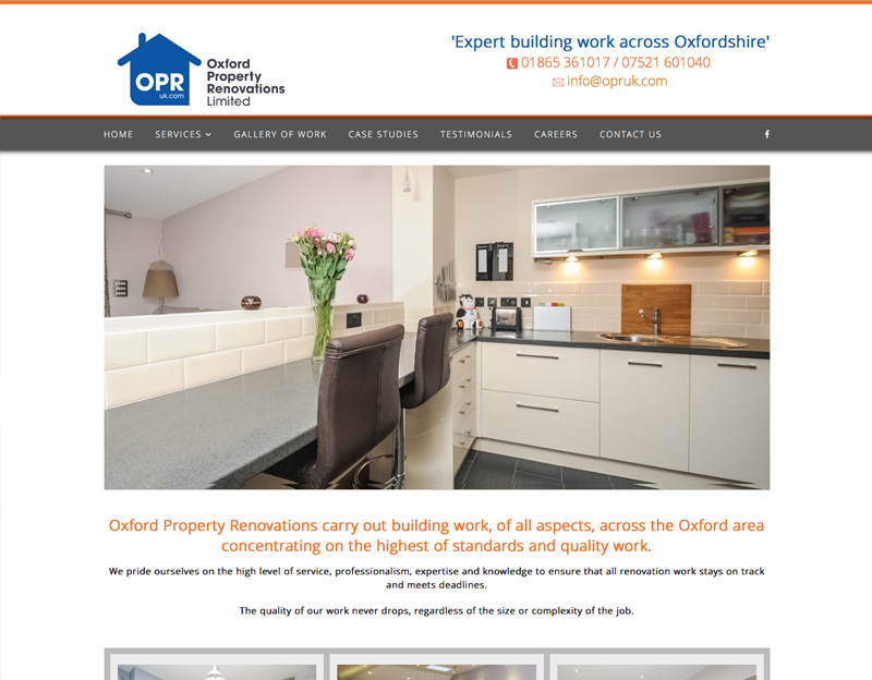 Oxford Property Renovations site Oxfordshire