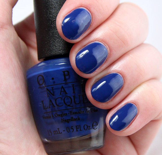 Opi Denim Blue Nail Polish different nail designs