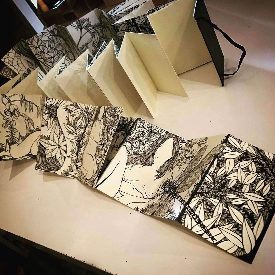 365 Accordion Fold Sketchbook Project Nikki D. May