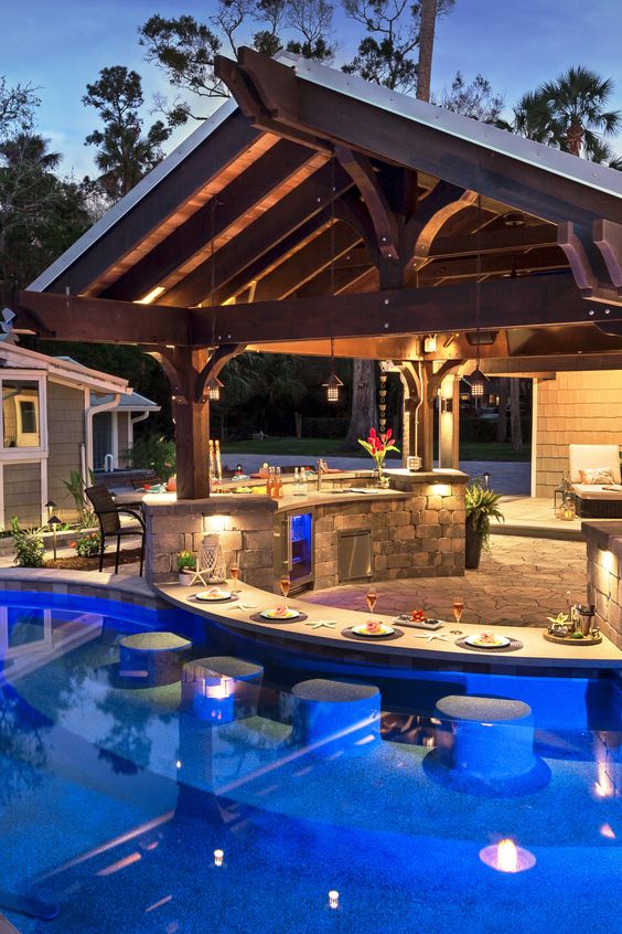 40 Pool Bar Ideas Your Backyard NEEDS! Nikki's Plate