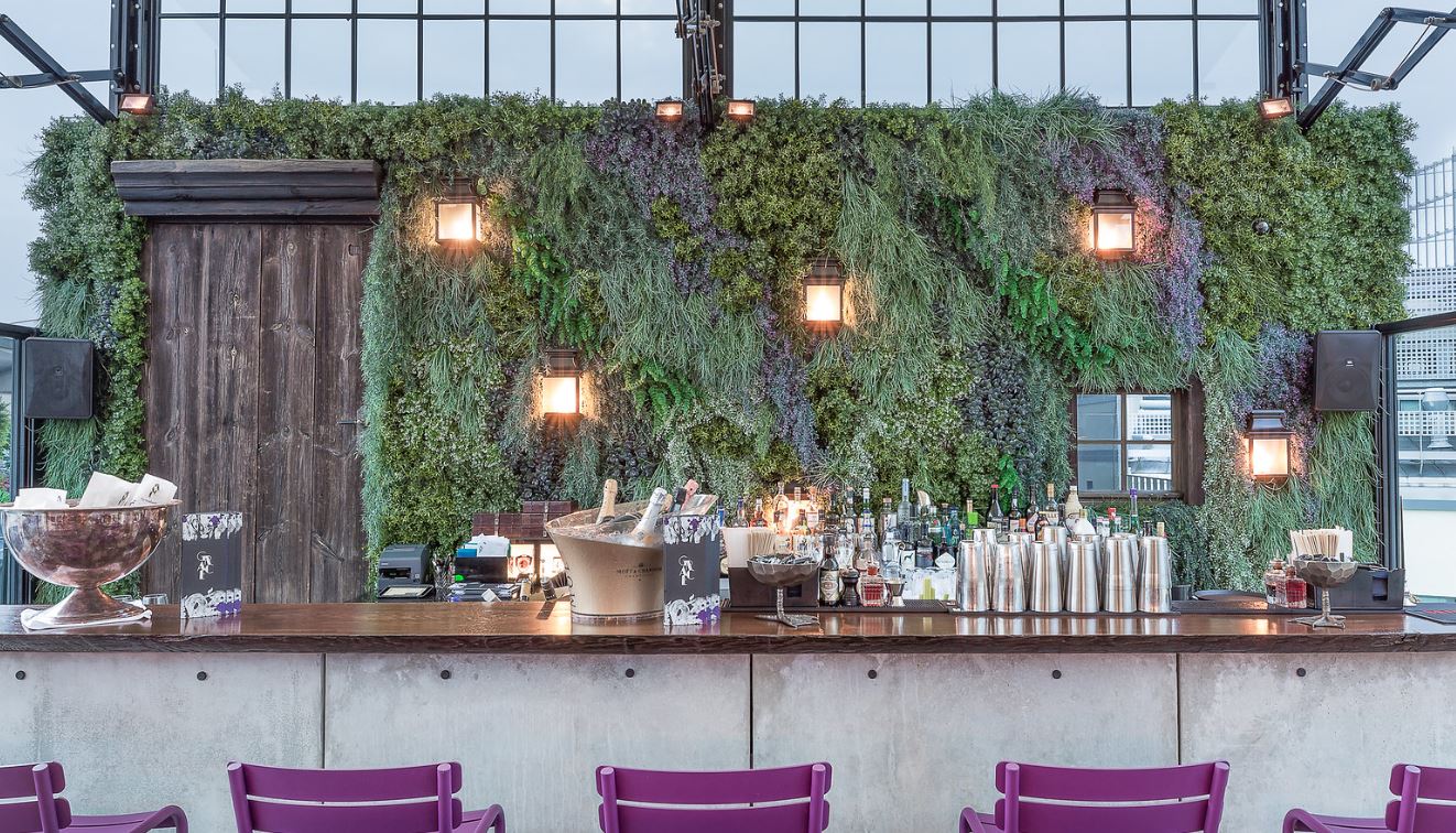 Der Garden über dem Hotel Zoo Gourmetwelten Das Genussportal