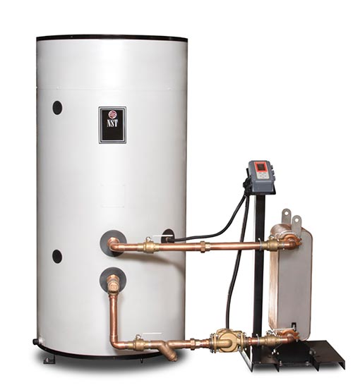 Power Plate Water Heating System Niles Steel Tank