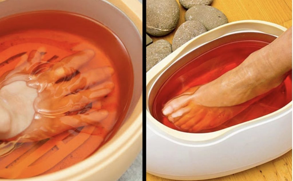 Paraffin therapy Niloofar Nail Service