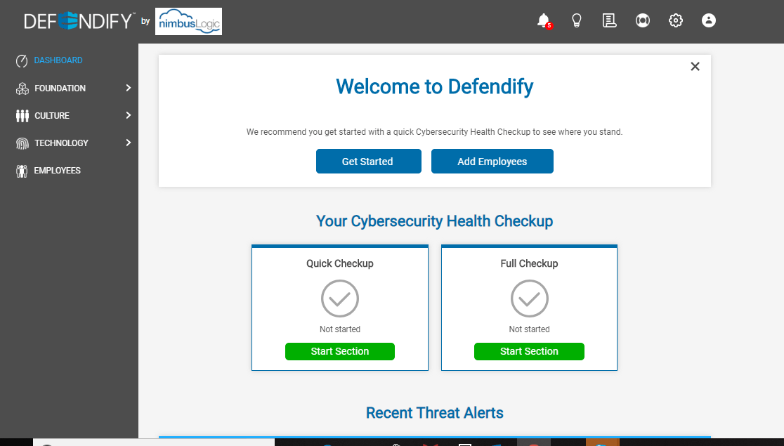 Defendify Cybersecurity made Simple Nimbus Logic Nimbus Logic LLC