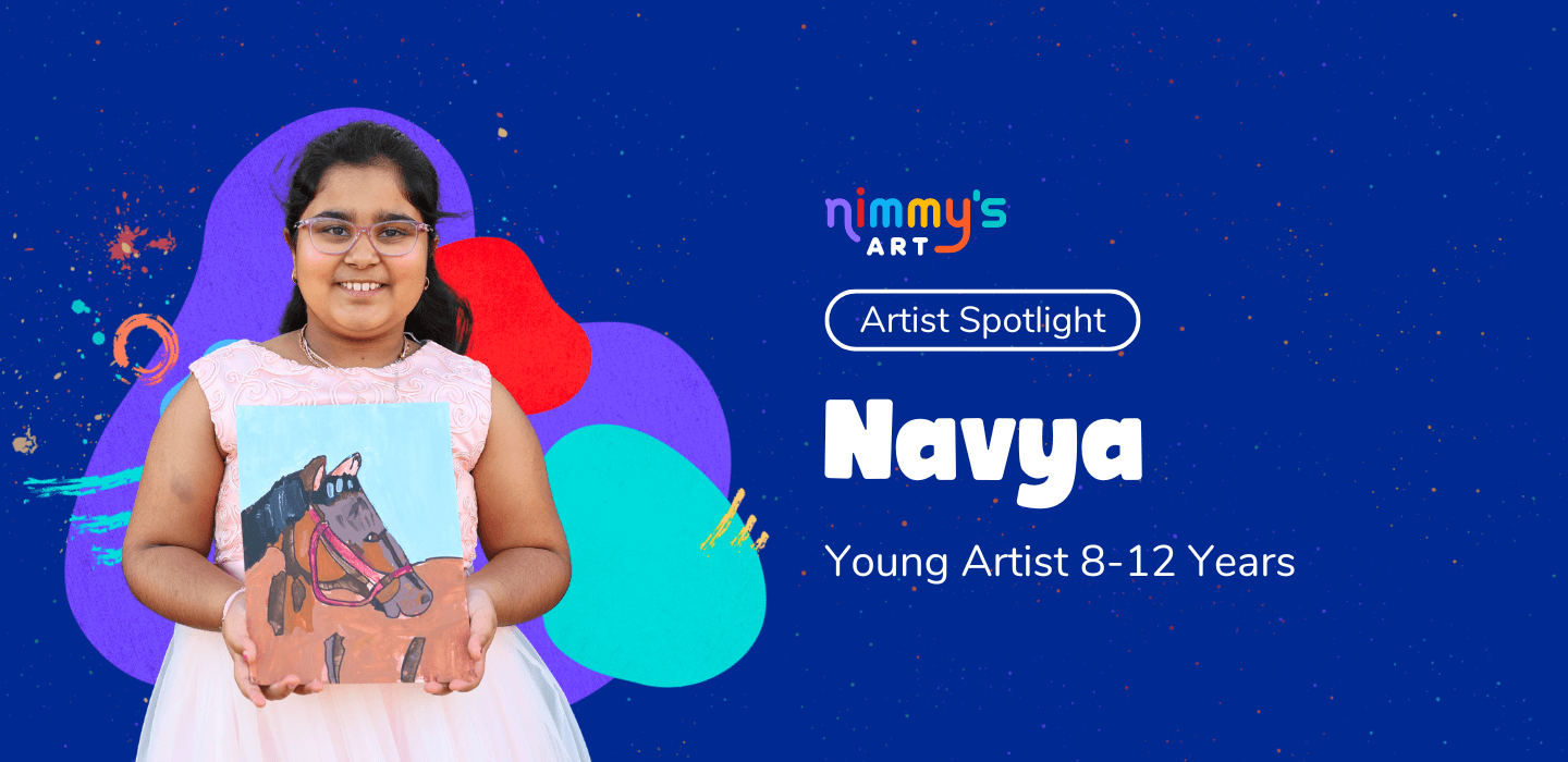Spotlight on Navya A Young Artist Journey at Nimmy's Art Classes