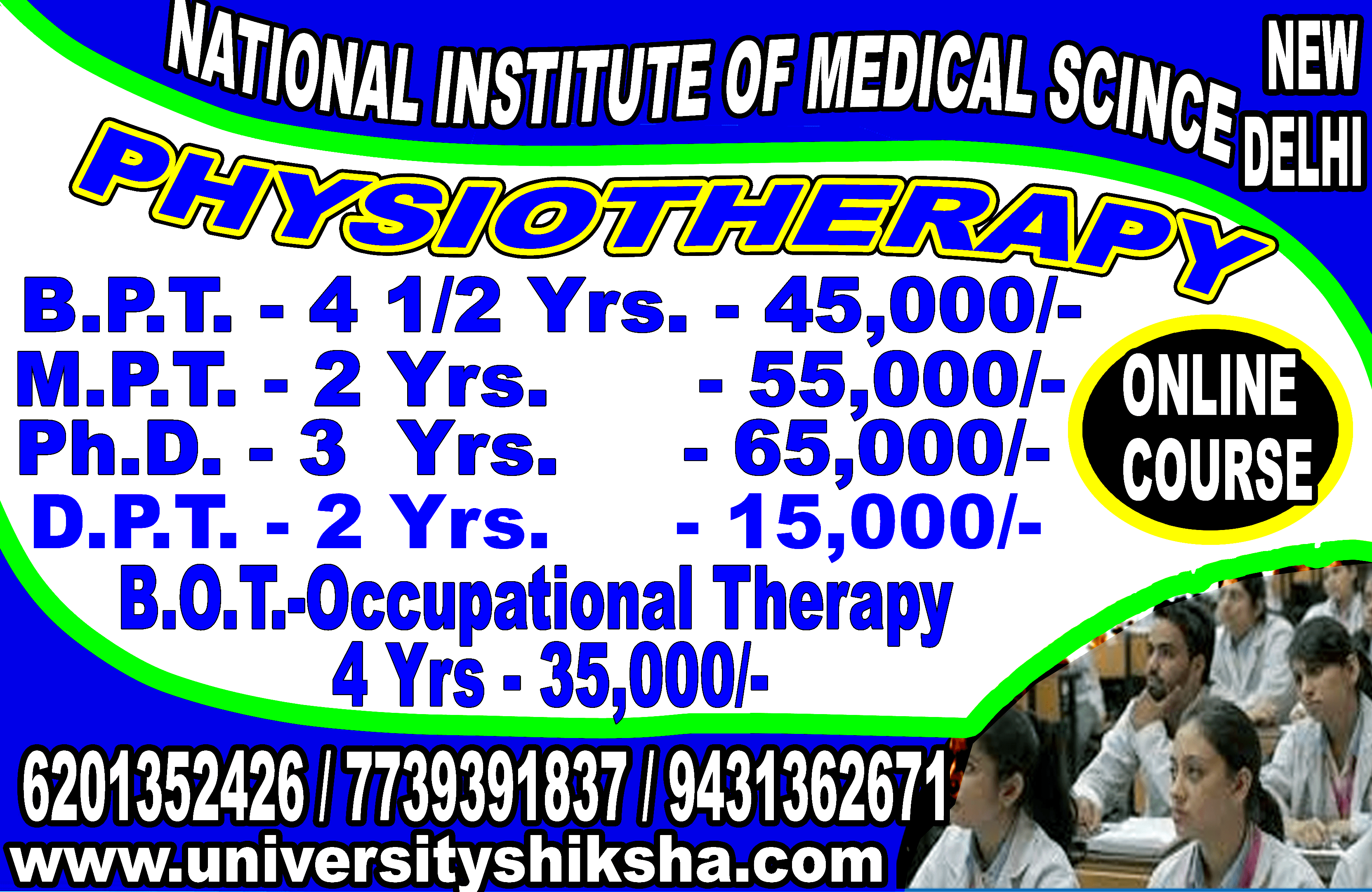 BPT, BPT ALLOPATHY, Physiotherapy, Bachelor of Physiotherapy, Syllabus