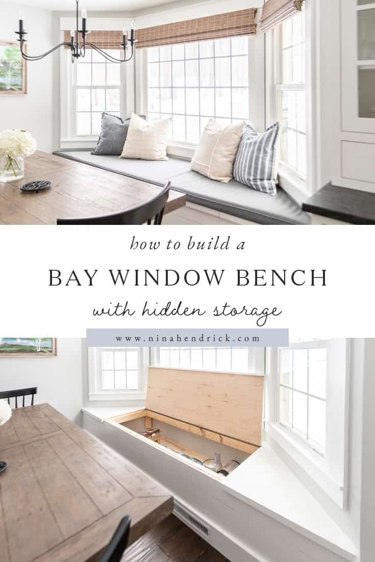 How to Build a Bay Window Bench with Hidden Storage — Nina Hendrick